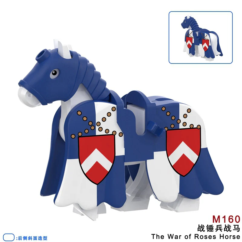 M157-162 Medieval War of the Roses War Horse Minifigures - Image 17