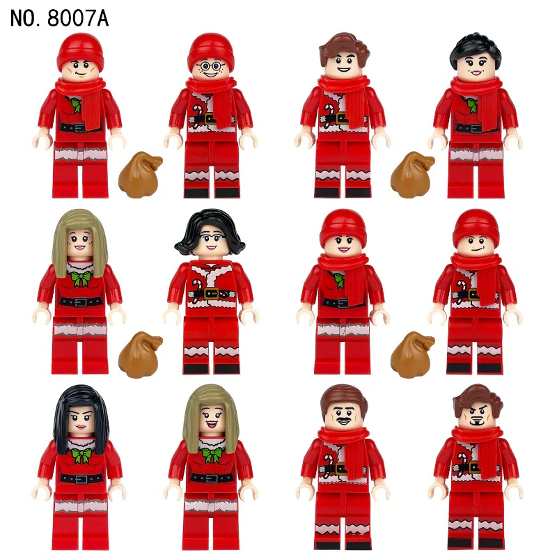 M8007A M8007 Christmas Minifigures