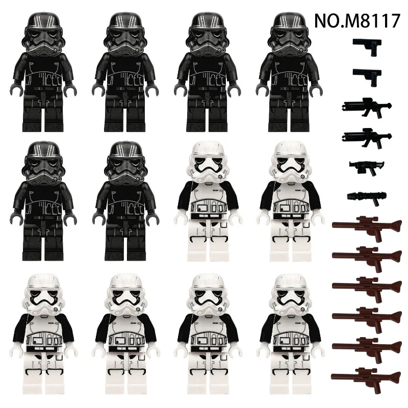 M8117 M8172 Star Wars Clone Trooper Weapon Minifigures