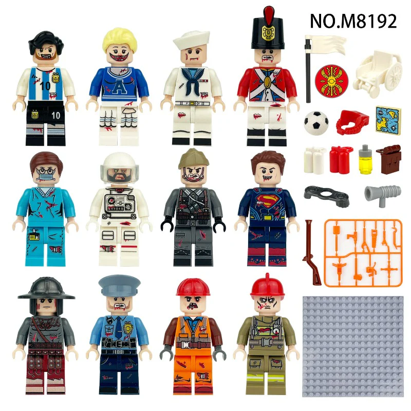M8192 Zombie Minifigures