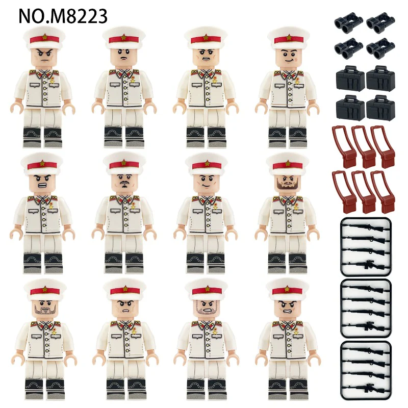 M8223 soviet officer Minifigures
