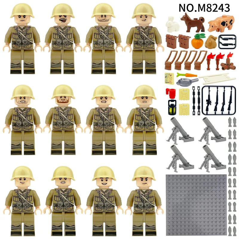 M8243 Italian Field Corps Minifigures