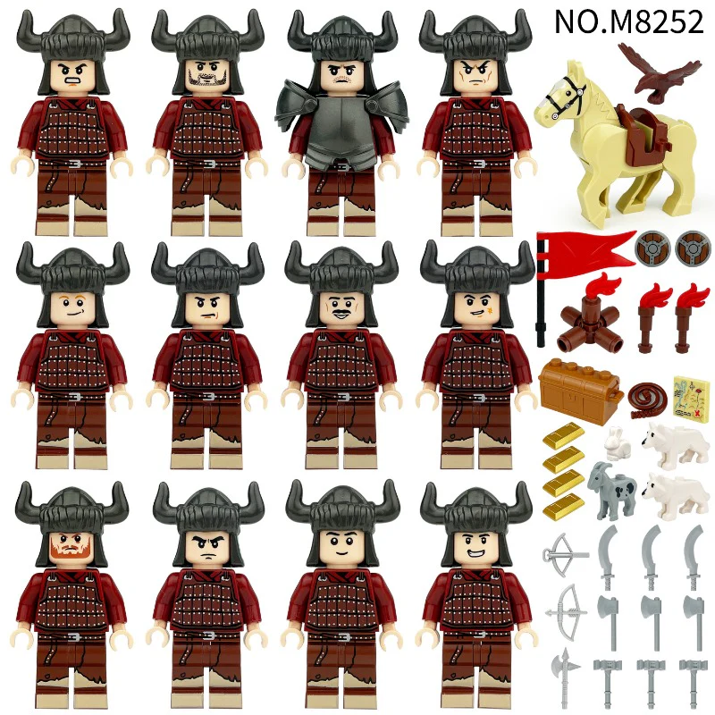 M8252 Xiongnu tribe Minifigures