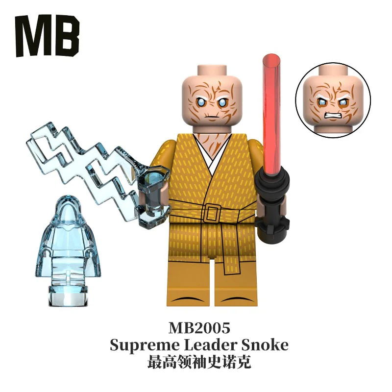 MB2005 MB2006 Star Wars Series Supreme Leader Snoke Plo Koon Minifigures - Image 2