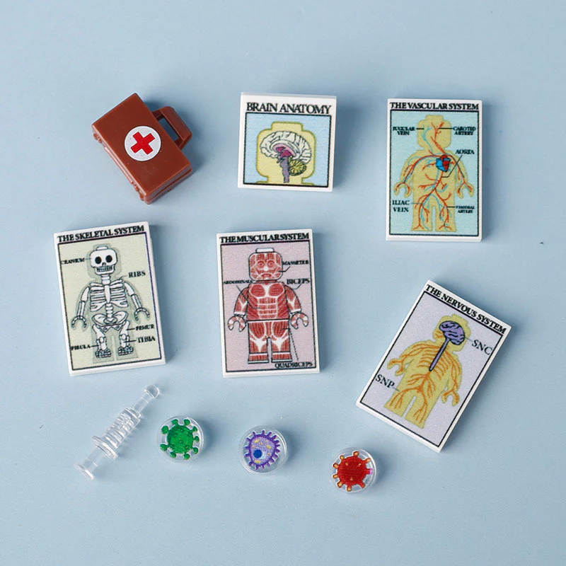 Medical Kit Doctor Scene Minifigures Accessories