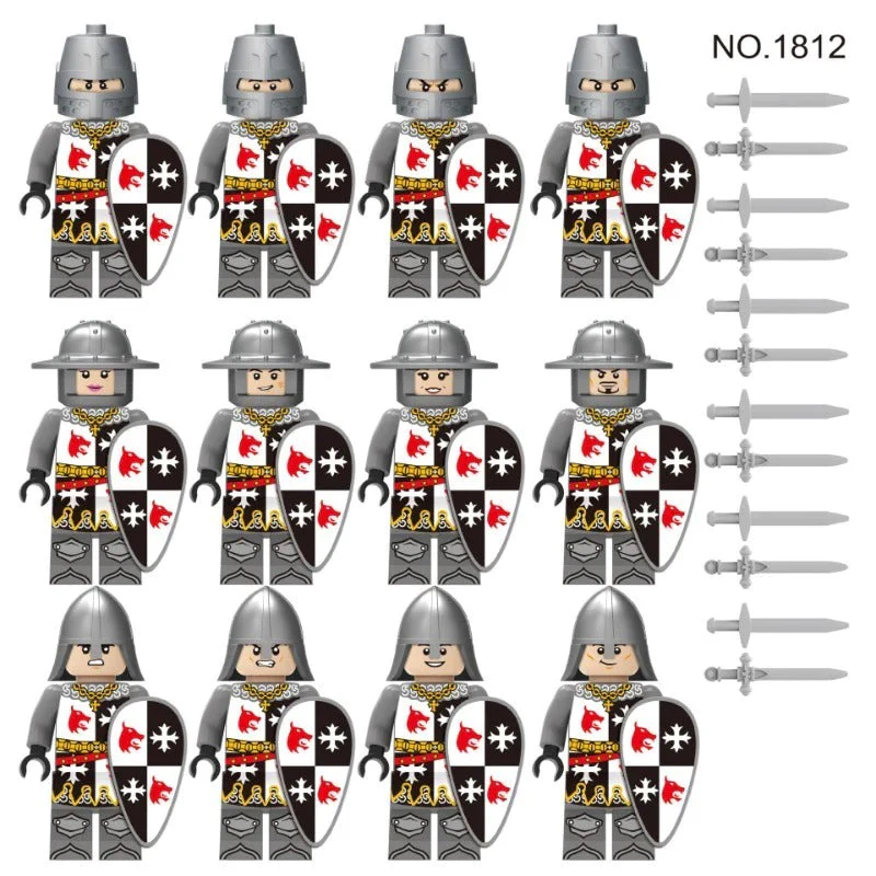Medieval Ancient Rome Series Knight Military Castle Minifigures - Image 15