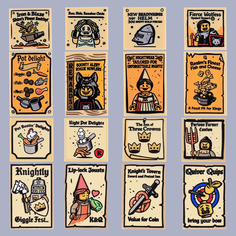 Medieval Castle Poster  Wolf Rider Soldier