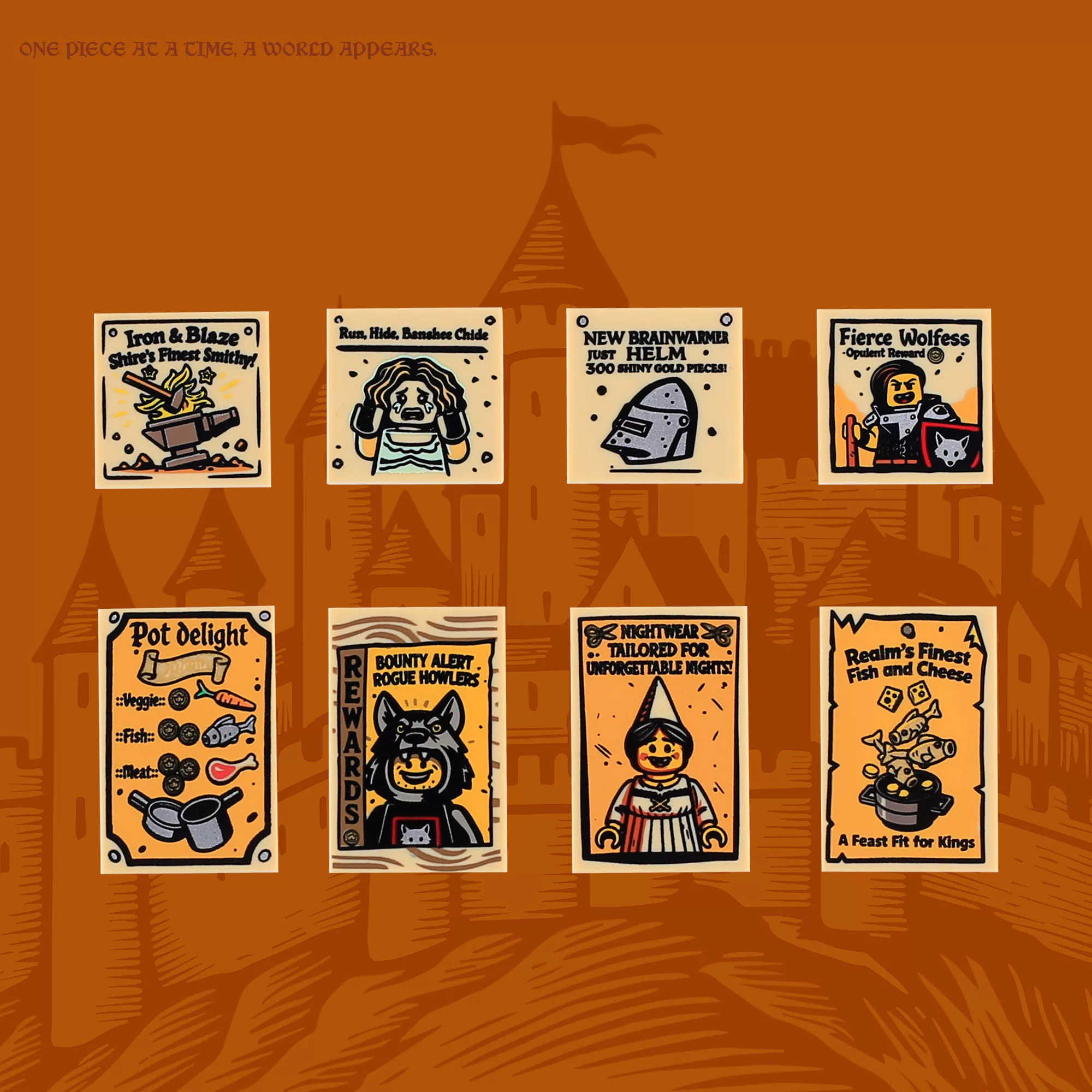 Medieval Castle Poster  Wolf Rider Soldier - Image 3