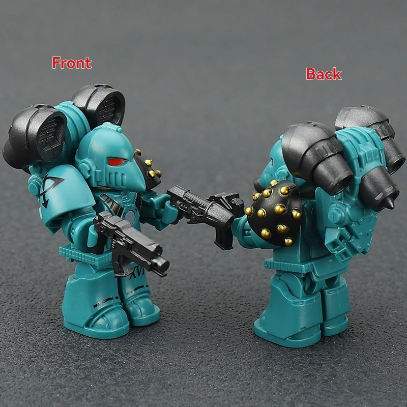 MK6 Warhammer 40k Series Space Marine Sons of Horus Night Lords Minifigures - Image 17