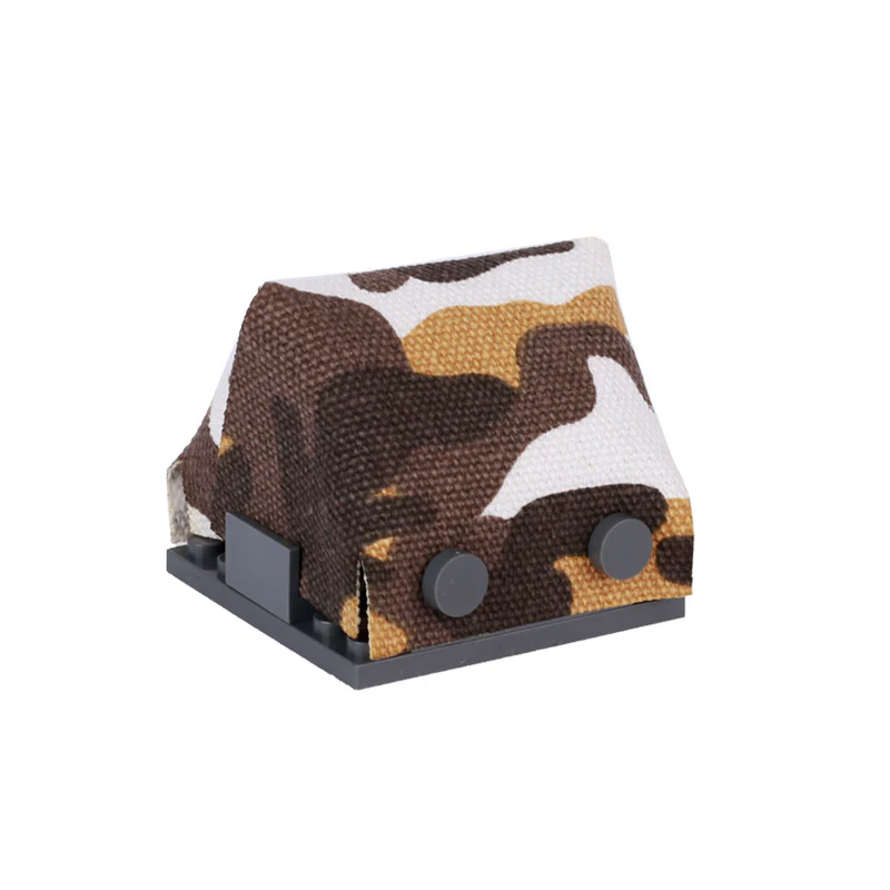 MOC military soldiers camouflage spots big tent Minifigure Weapon Accessories - Image 15