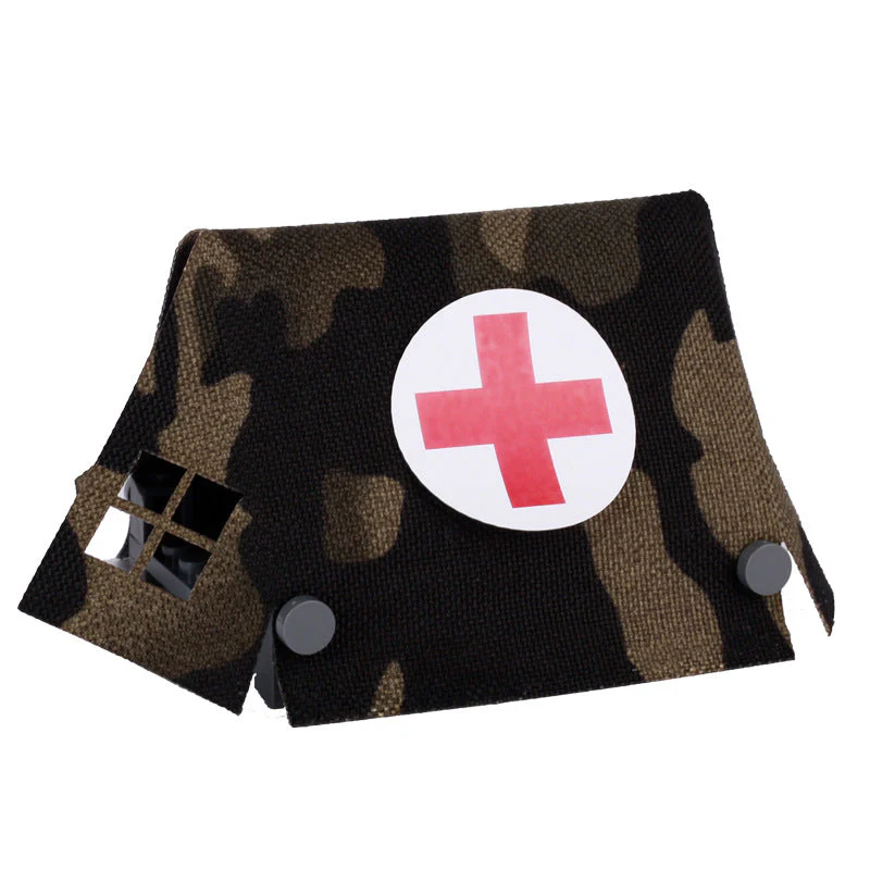 MOC military soldiers camouflage spots big tent Minifigure Weapon Accessories - Image 31