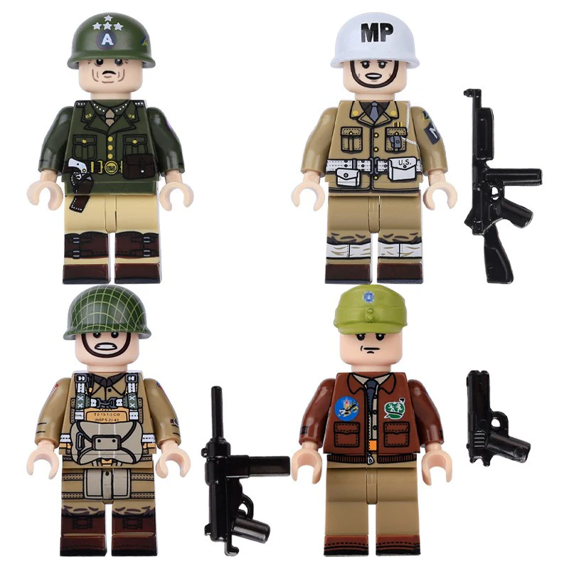 MT28-31 World War II US Air Force Flying Tigers Minifigures