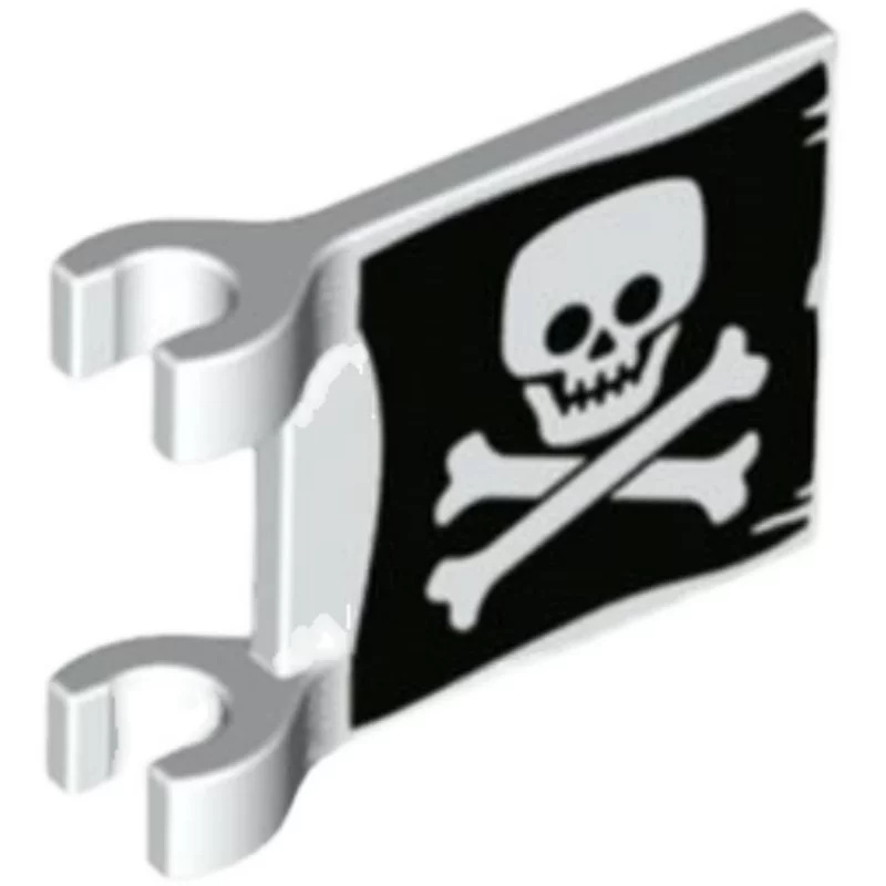 PARTS 11055pr9999 69439 2x2 Printed Pirate Flag 5pcs