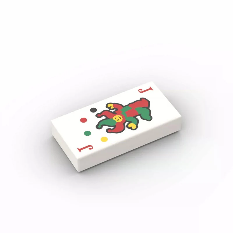 PARTS 3069  1x2 Playing Card Print Part 5PCS - Image 2