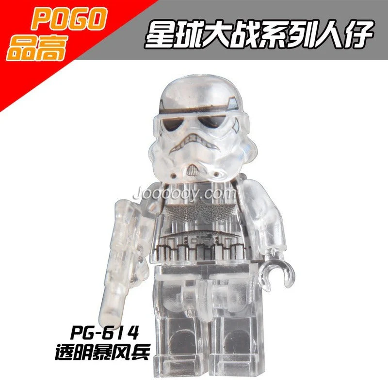 PG614 star wars minifigures Transparent death trooper