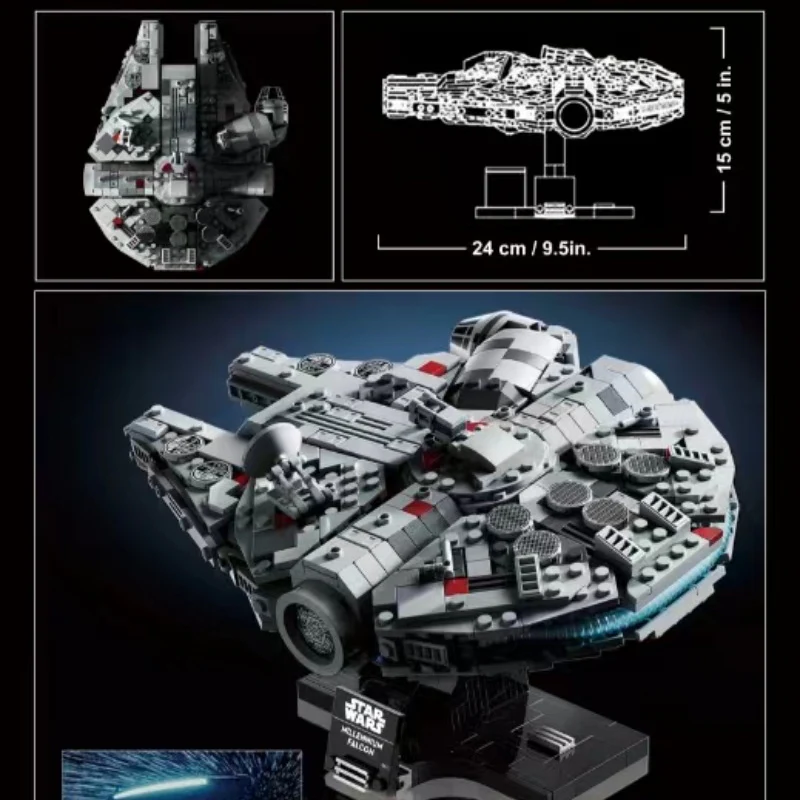 921PCS 88029 Millennium Falcon（25th Anniversary Edition） - Image 6