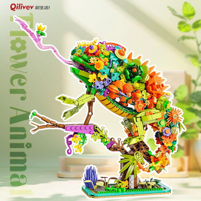 Qilivev Flower Animal Series