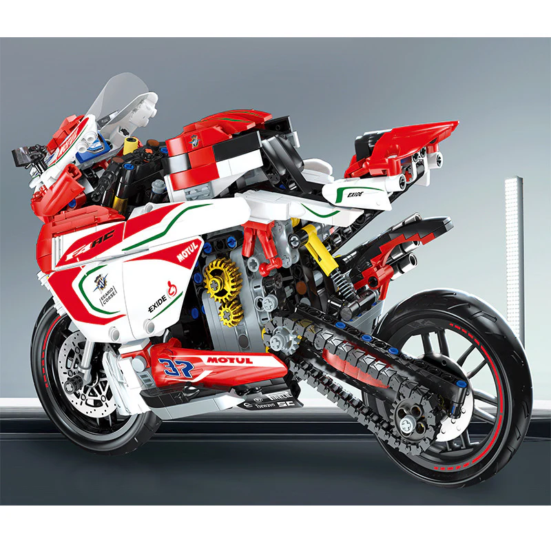 QIZHILE 998 pcs 85005 Agusta F3 & 900 pcs 85003 BMW S1000RR - Image 2