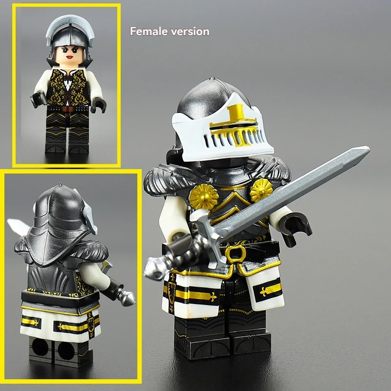 S128 S129 Medieval Castle Gothic Knights Minifigures - Image 7