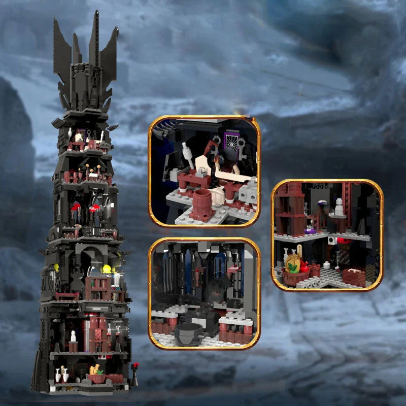 (Ship from European warehouse) 2359pcs Lord of the Rings The Tower of Orthanc - Image 2