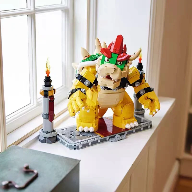 (Ship from European warehouse) 2807 PCS 87031 Super Mario The Mighty Bowser Compatible 71411 - Image 4