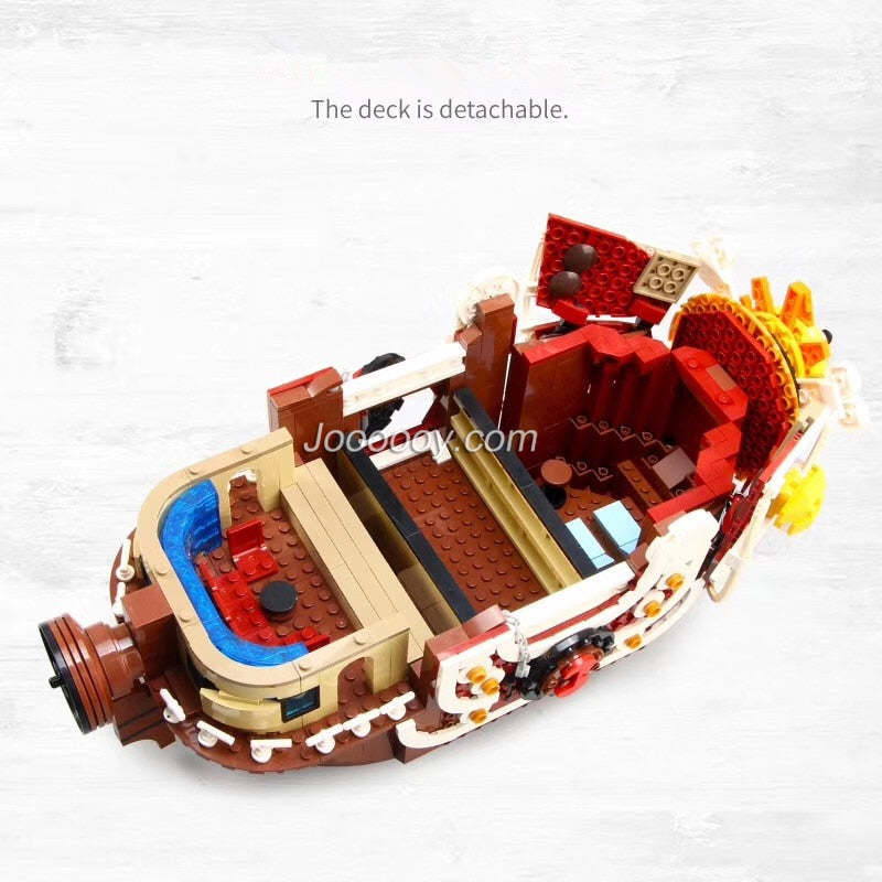 1484PCS 6298 The THOUSAND SUNNY Pirate Ship - Image 4