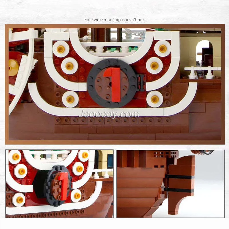 1484PCS 6298 The THOUSAND SUNNY Pirate Ship - Image 5