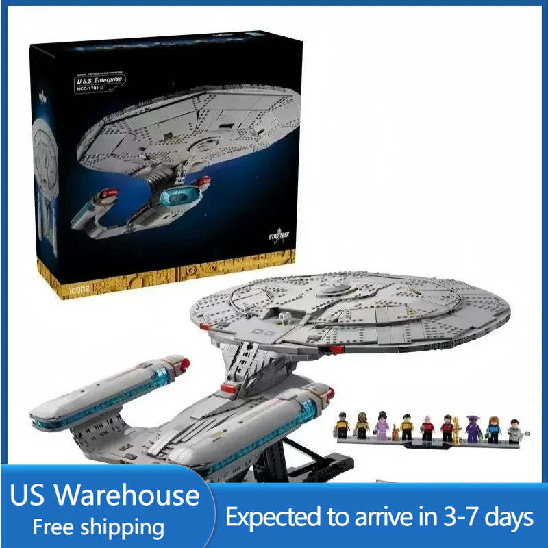 (Ship from US warehouse) 3600 pcs Star Trek: U.S.S. Enterprise NCC-1701-D