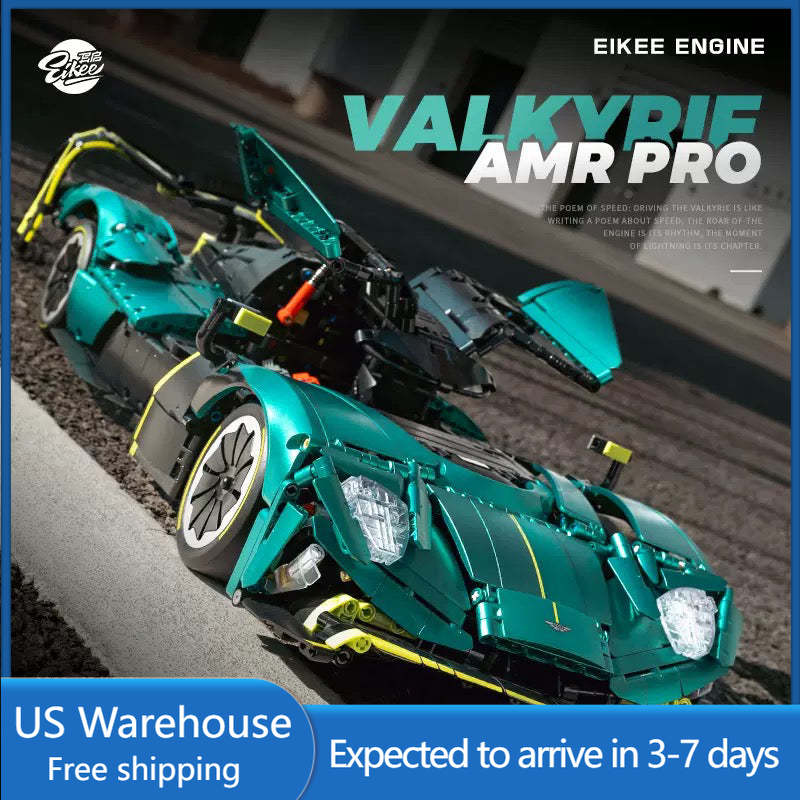 (Ship from US warehouse) 3868 pcs EIKEE Y18006 Aston Martin Valkyrif AMR Pro 1:8