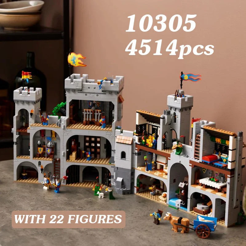 (Ship from US warehouse) 4514PCS 85666 Lion King's Castle Compatible 10305 - Image 2
