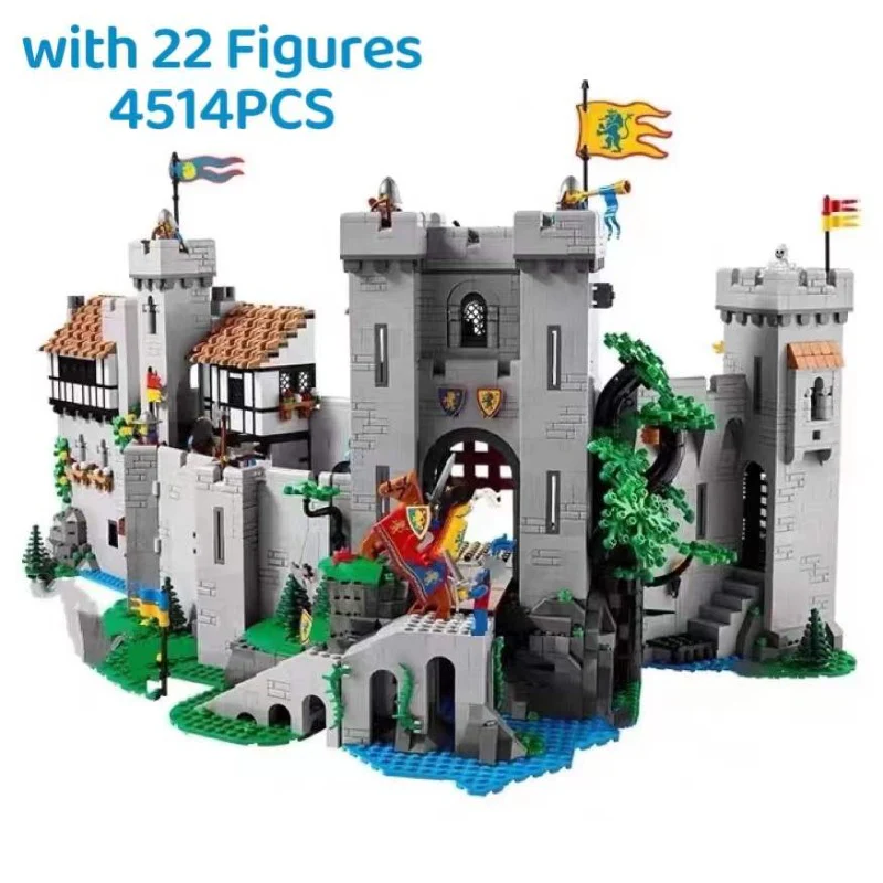 (Ship from US warehouse) 4514PCS 85666 Lion King's Castle Compatible 10305 - Image 3