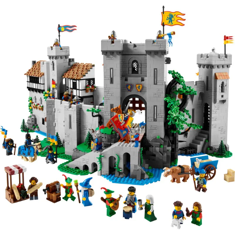 (Ship from US warehouse) 4514PCS 85666 Lion King's Castle Compatible 10305 - Image 5