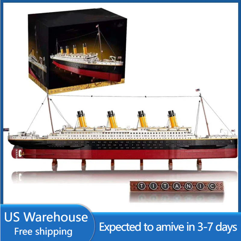 (Ship from US warehouse) 9090pcs Titanic - Image 7