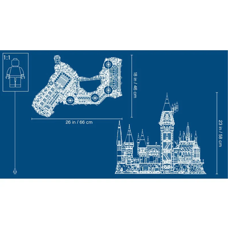 (Ship from US warehouse)6020pcs Harry Potter Hogwarts Castle 98000 S7306 71043 70068 - Image 3