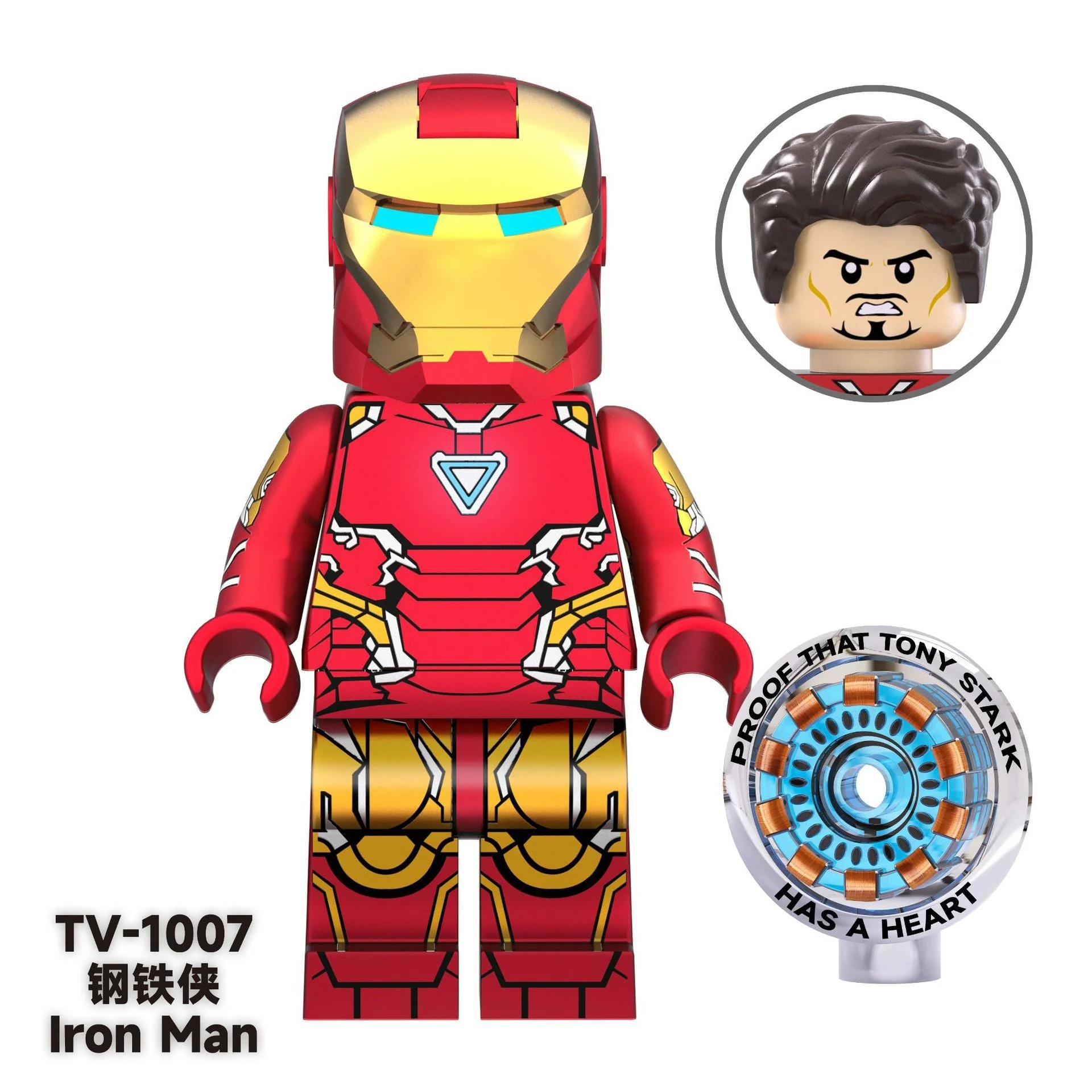 TV6201 Super Hero Series Gem Ultron Wanda Captain America Thunder Panther Minifigures - Image 17