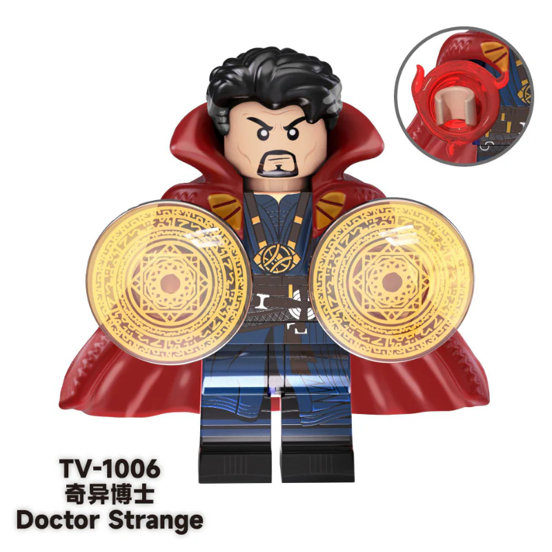 TV6201 Super Hero Series Gem Ultron Wanda Captain America Thunder Panther Minifigures - Image 7