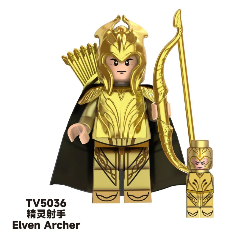 TV6405 Ring King series Elf Warrior Minifigures - Image 3