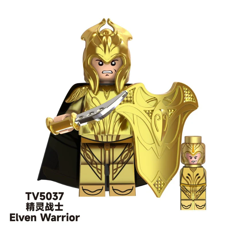 TV6405 Ring King series Elf Warrior Minifigures - Image 4