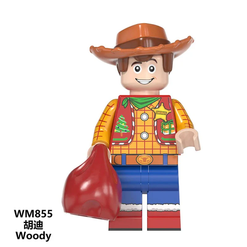 WM6077 christmas series Buzz Lightyear Woody Goblin minifigures - Image 2