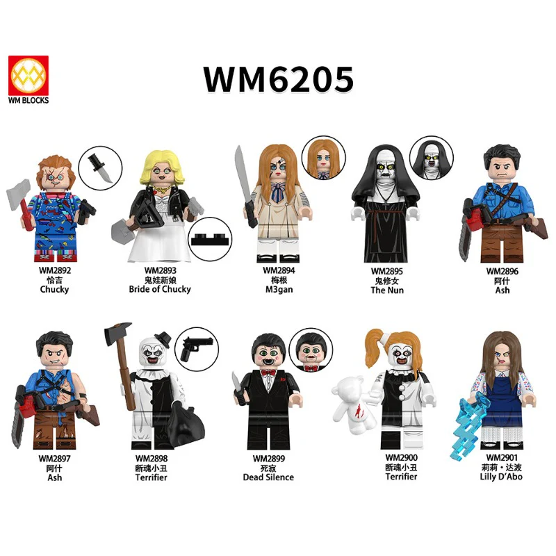 WM6205 Halloween Series Minifigures