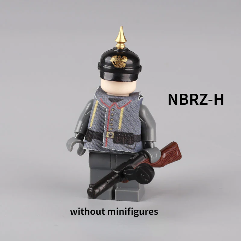 WW2 Military Soldier helmet  Minifigure Weapon Accessories - Image 13