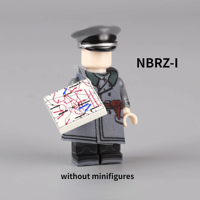 WW2 Military Soldier helmet  Minifigure Weapon Accessories - Image 14