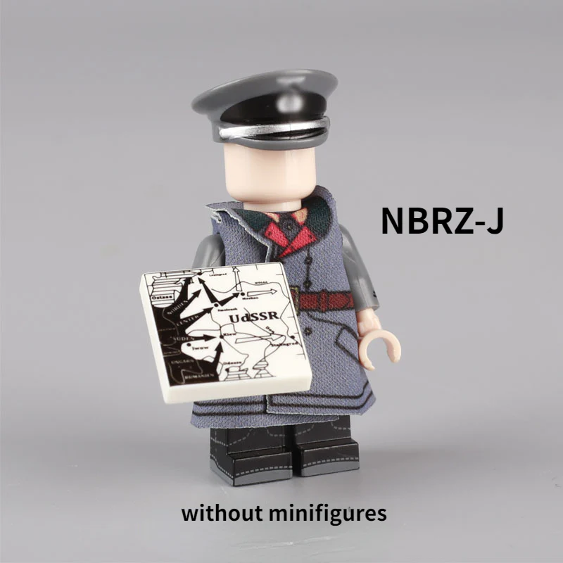 WW2 Military Soldier helmet  Minifigure Weapon Accessories - Image 15