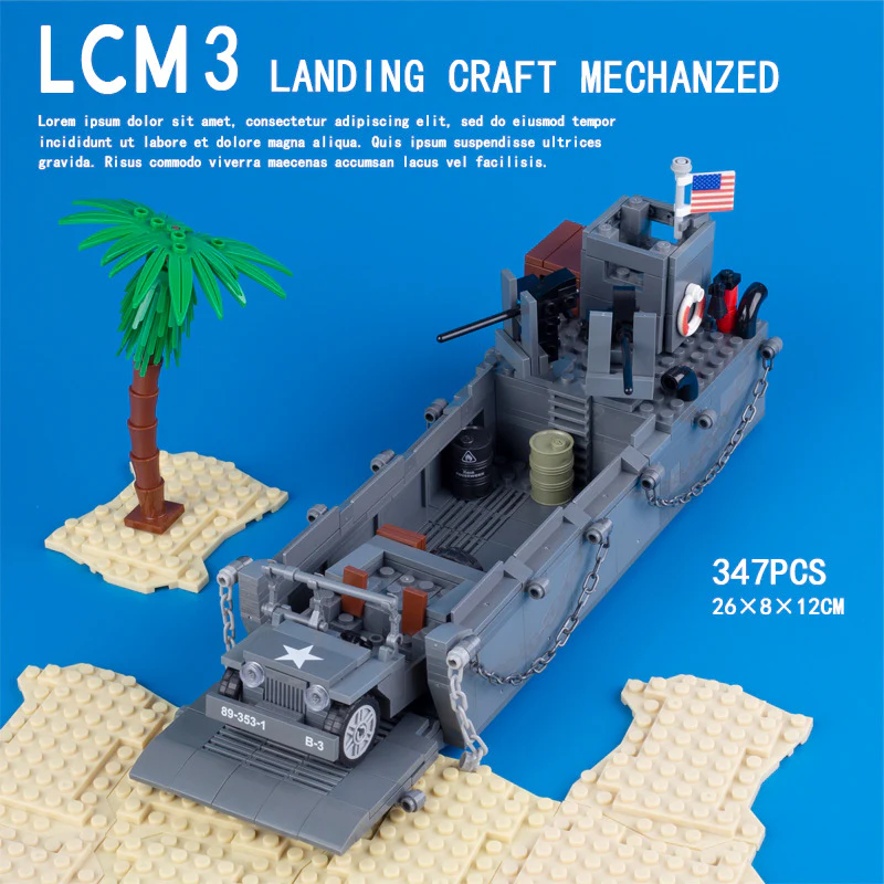 WWII Military US Navy Higgins Landing Ship