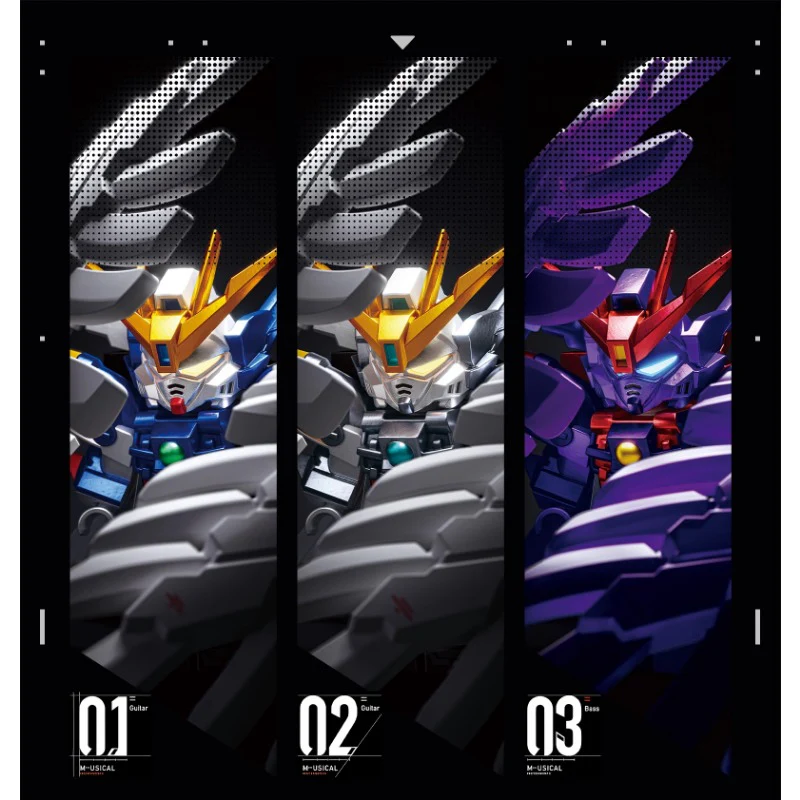 X001-003 Gundam Mech Flying Wing Warrior Minifigures