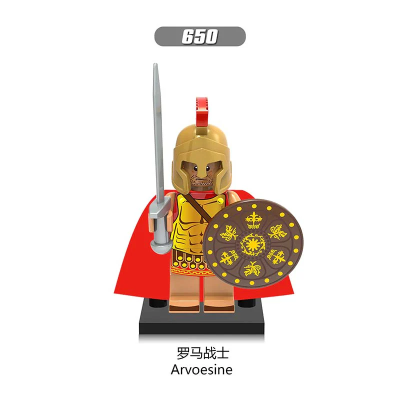 X0164 medieval egypt roman soldier series spartan warrior Minifigures - Image 16