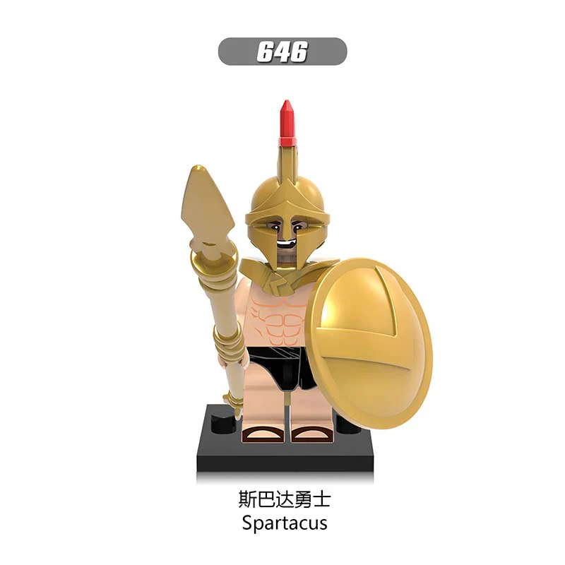 X0164 medieval egypt roman soldier series spartan warrior Minifigures - Image 5