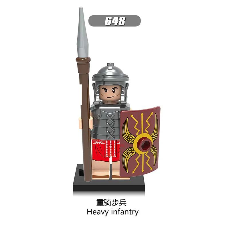 X0164 medieval egypt roman soldier series spartan warrior Minifigures - Image 7