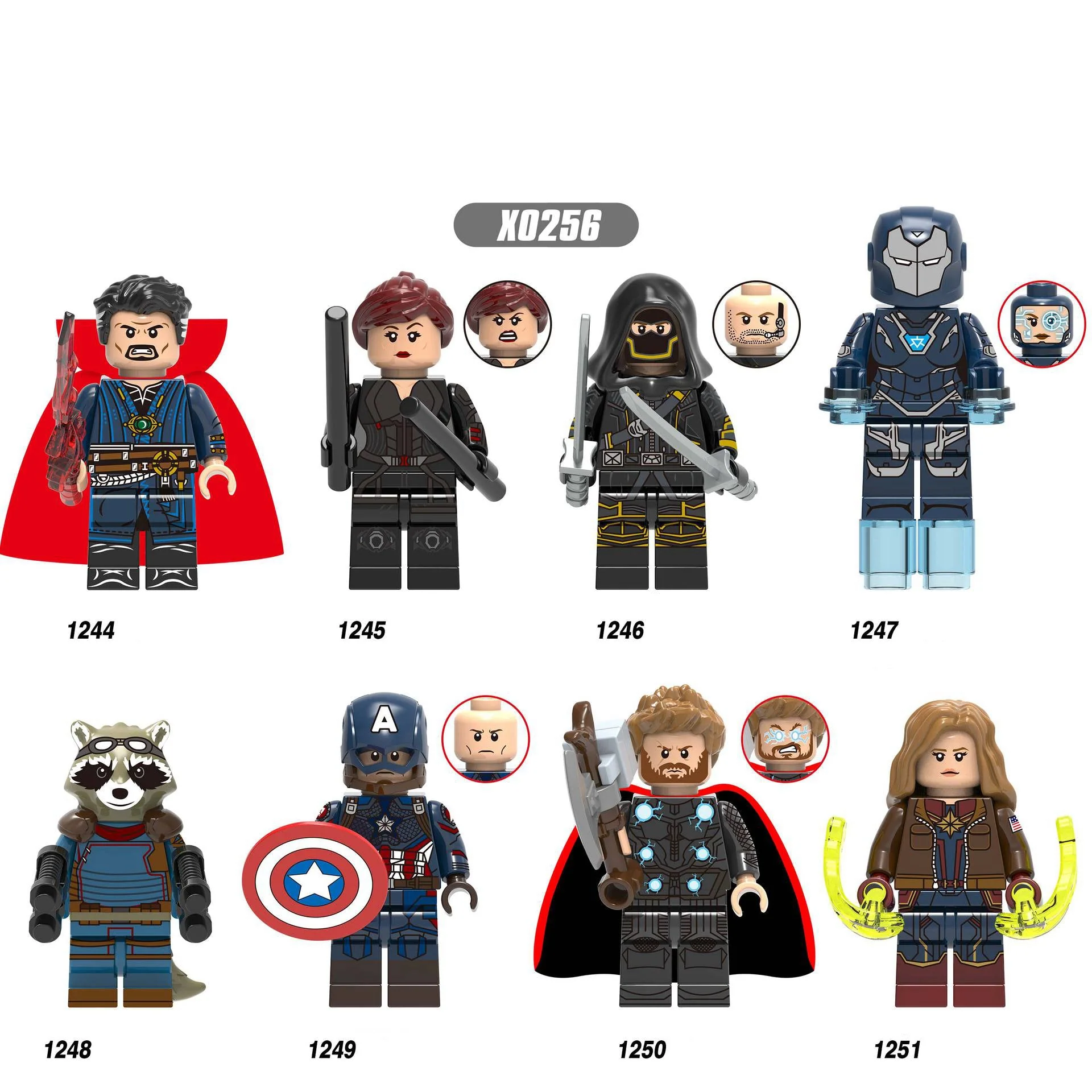 X0256 Dr. Ronin Black Widow Superhero series