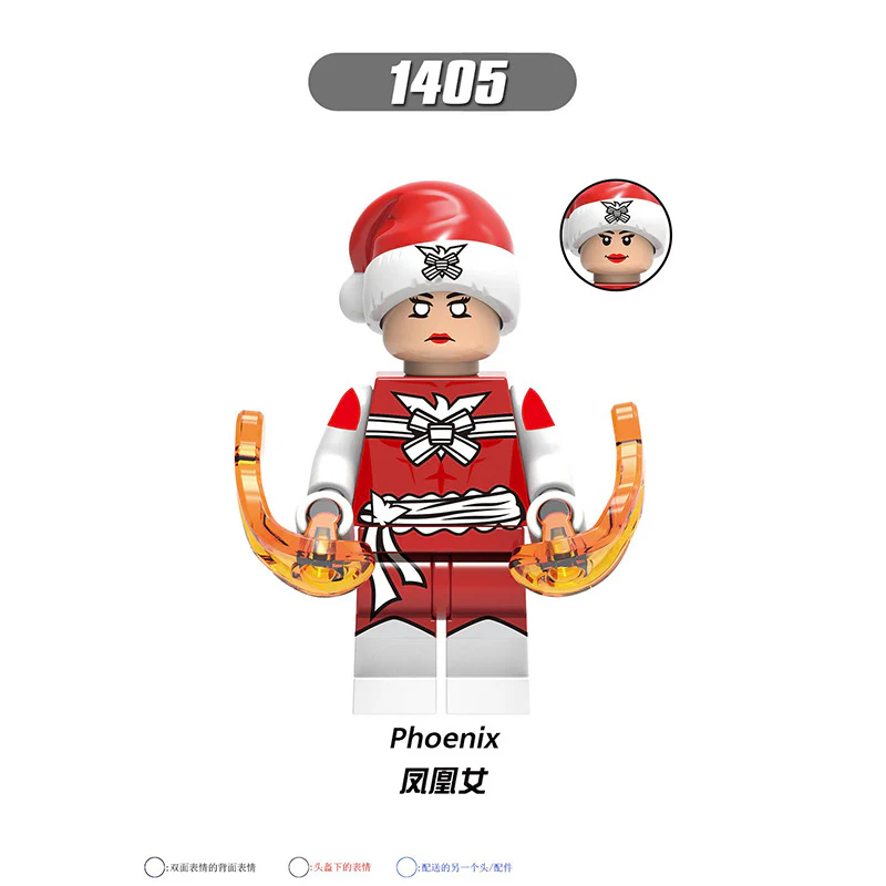 X0275 Christmas Superhero Iron Man minifigures - Image 2